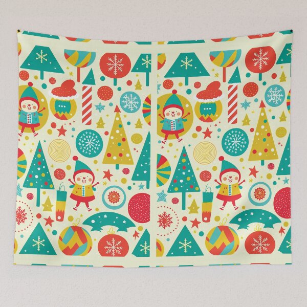 Item preview, Kids wallpaper Christmas pattern #10 designed and sold by FunArt4You.