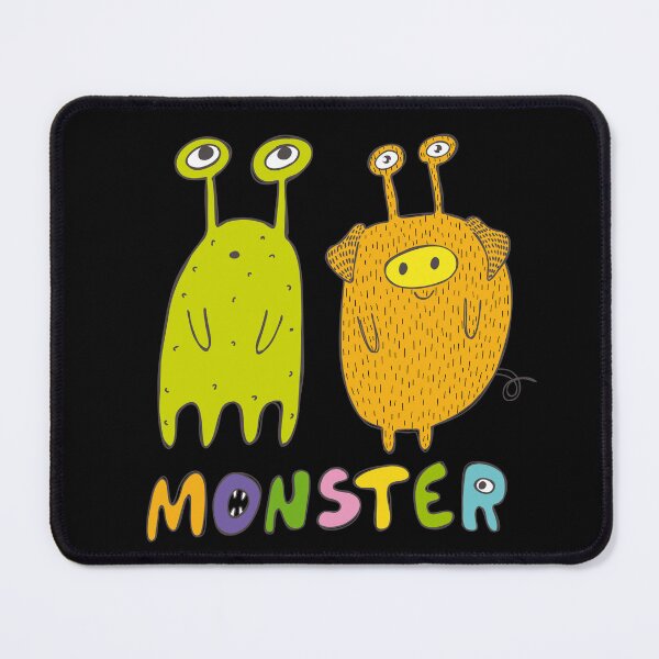 Item preview, Green and Yellow Monsters Couple designed and sold by KOTOdesign.