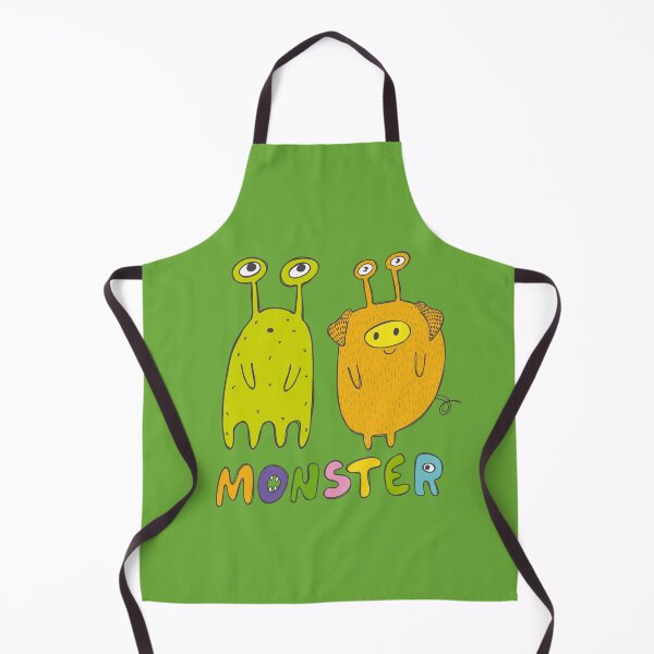 Item preview, Green and Yellow Monsters Couple designed and sold by KOTOdesign.