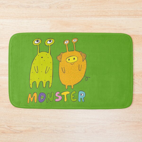 Item preview, Green and Yellow Monsters Couple designed and sold by KOTOdesign.