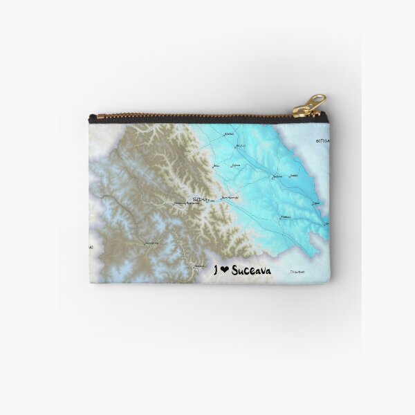 Item preview, Suceava County Map, România designed and sold by maptheclouds.