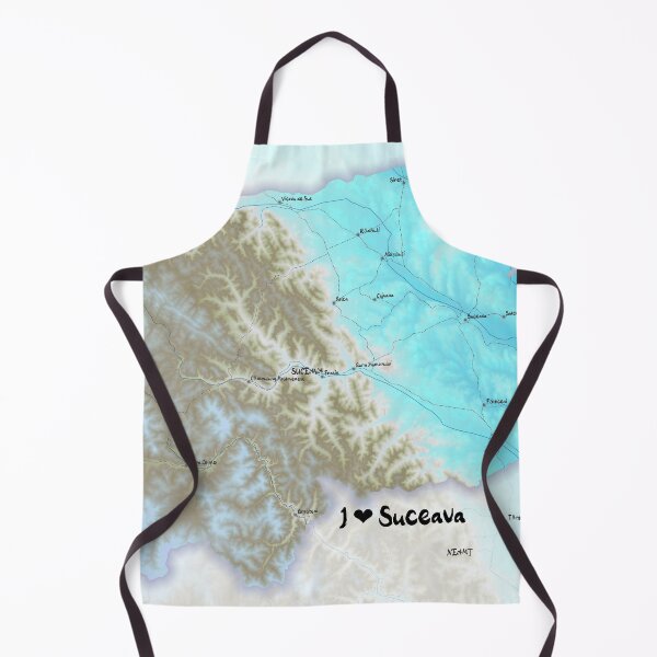 Item preview, Suceava County Map, România designed and sold by maptheclouds.
