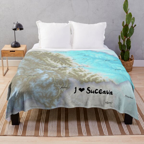 Item preview, Suceava County Map, România designed and sold by maptheclouds.
