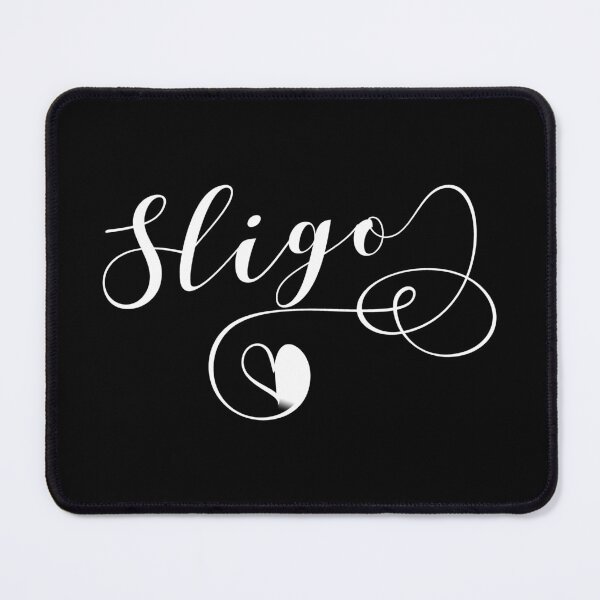 Item preview, Sligo County Colours Flag Heart, Contae Shligigh, Ireland, Irish designed and sold by Celticana.