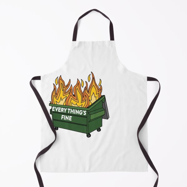 Item preview, Dumpster Fire Everything's fine designed and sold by Store-teto.
