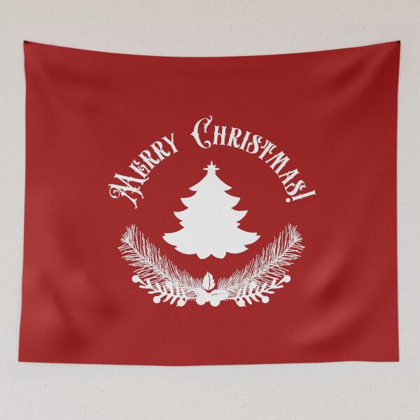 Item preview, Christmas Next Day Delivery - Marry Christmas Christmas Tree Wreatg designed and sold by GGlobeStudio.