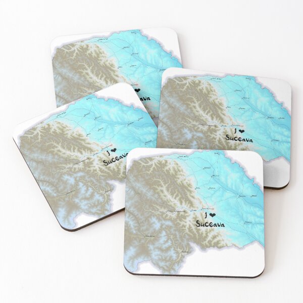 Item preview, Suceava County Map, România 2 designed and sold by maptheclouds.