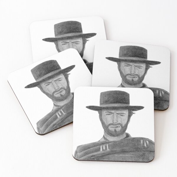 Artikelvorschau, Clint Eastwood entworfen und verkauft von watsonillustrations.
