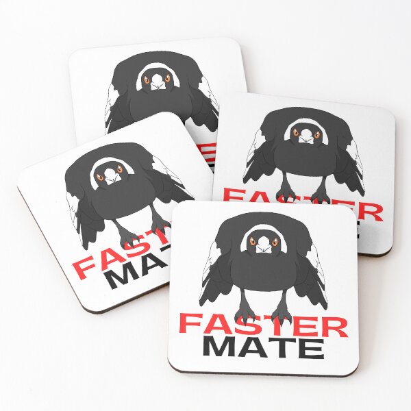 Item preview, Faster mate, funny magpie designed and sold by aussiemaggieluv.