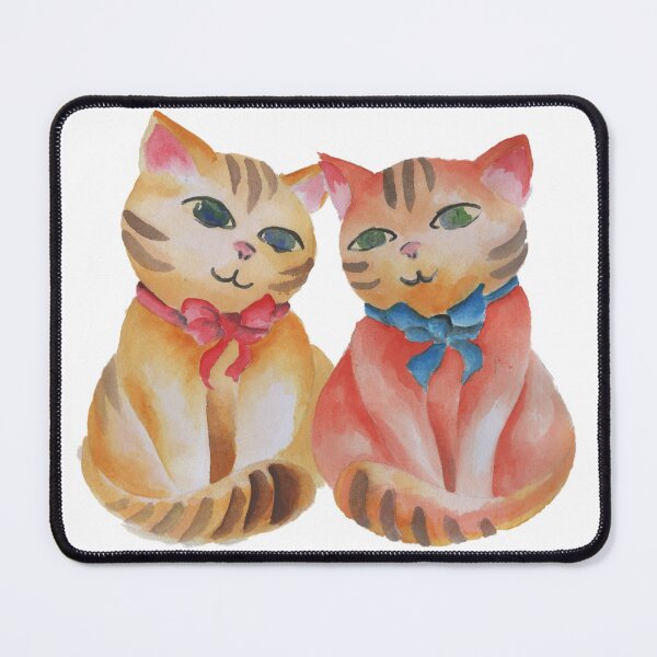 Item preview, cats with bow designed and sold by Rebdey.
