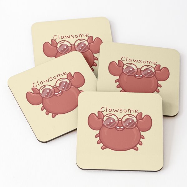 Item preview, Clawsome - Cute Little CrabPun designed and sold by HappyDoodlen.
