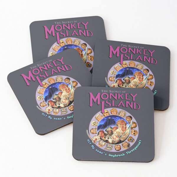Item preview, Secret of Monkey Island - HI, I'M GUYBRUSH THREEPWOOD! Classic MS-DOS point and click graphic adventure game! designed and sold by RetroTeeStudio.