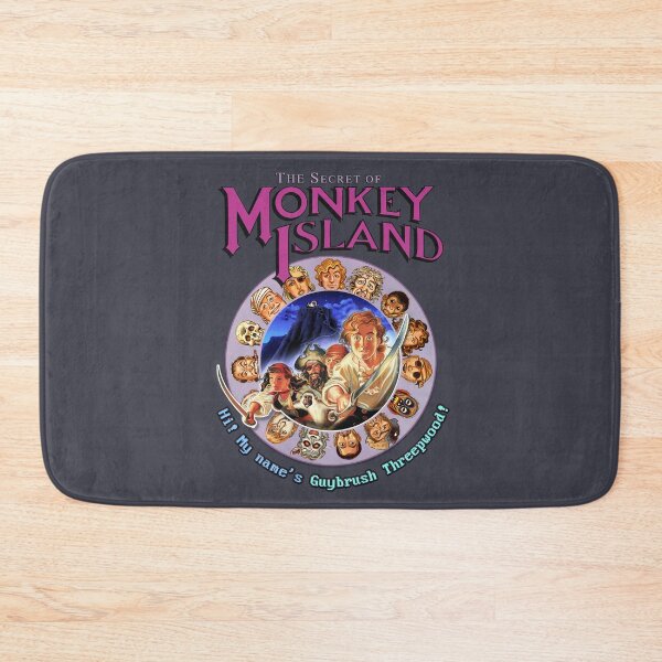 Item preview, Secret of Monkey Island - HI, I'M GUYBRUSH THREEPWOOD! Classic MS-DOS point and click graphic adventure game! designed and sold by RetroTeeStudio.