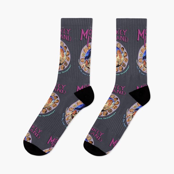 Item preview, Secret of Monkey Island - HI, I'M GUYBRUSH THREEPWOOD! Classic MS-DOS point and click graphic adventure game! designed and sold by RetroTeeStudio.