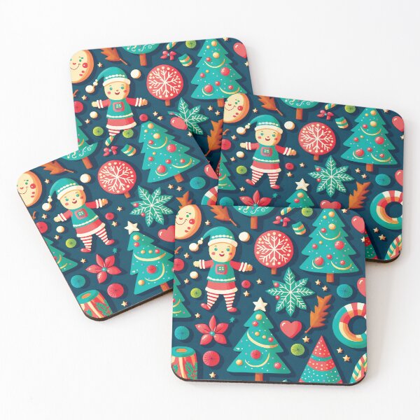 Item preview, Kids wallpaper Christmas pattern #11 designed and sold by FunArt4You.