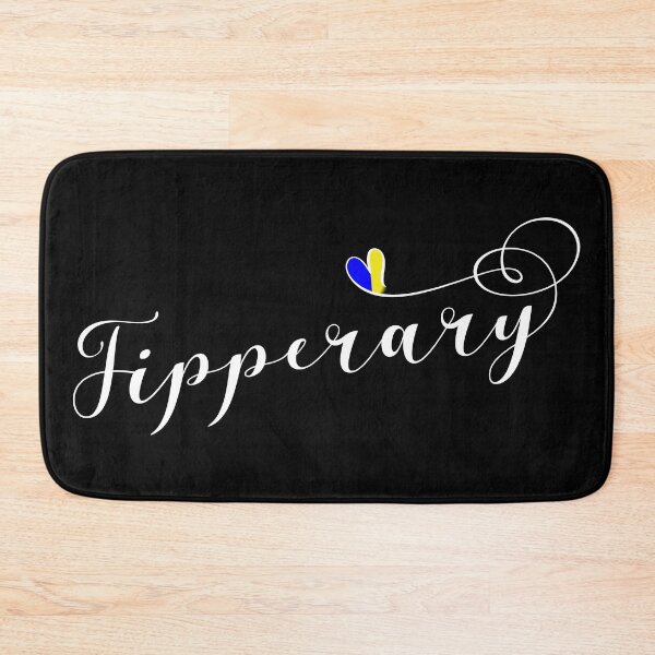 Item preview, Tipperary County Colours Flag Heart, Tiobraid Árann, Ireland, Irish designed and sold by Celticana.