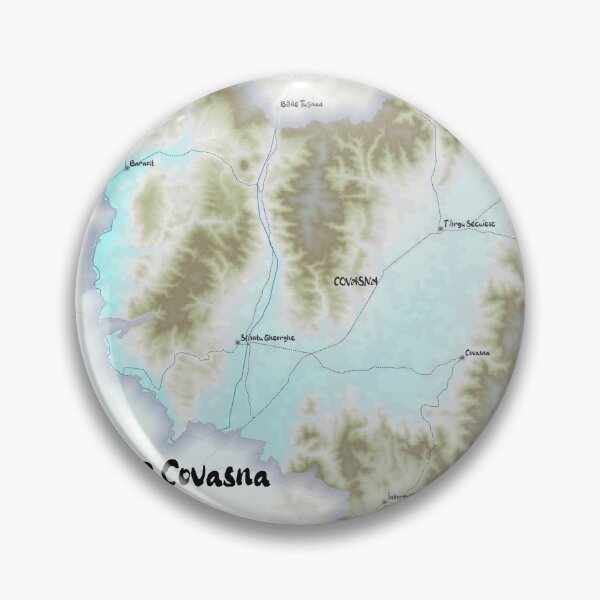 Item preview, Covasna County Map, România designed and sold by maptheclouds.