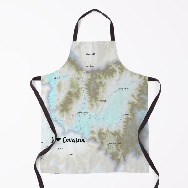 Item preview, Covasna County Map, România designed and sold by maptheclouds.