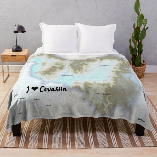 Item preview, Covasna County Map, România designed and sold by maptheclouds.