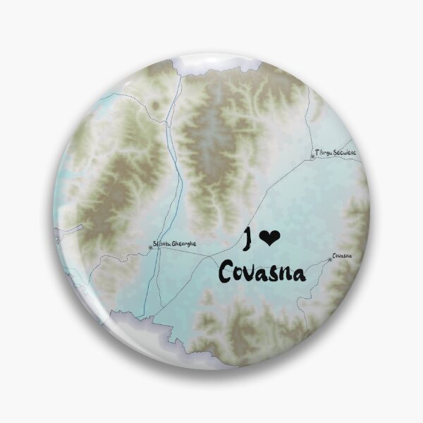 Item preview, Covasna County Map, România 2 designed and sold by maptheclouds.