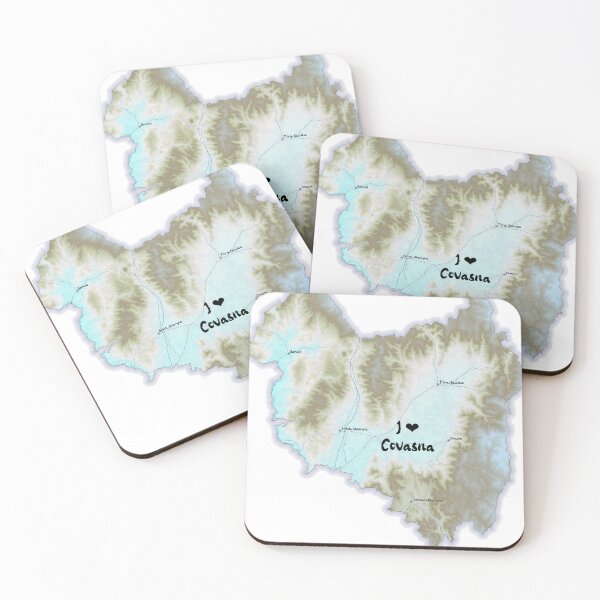 Item preview, Covasna County Map, România 2 designed and sold by maptheclouds.