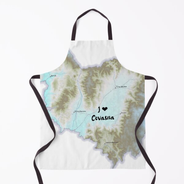 Item preview, Covasna County Map, România 2 designed and sold by maptheclouds.