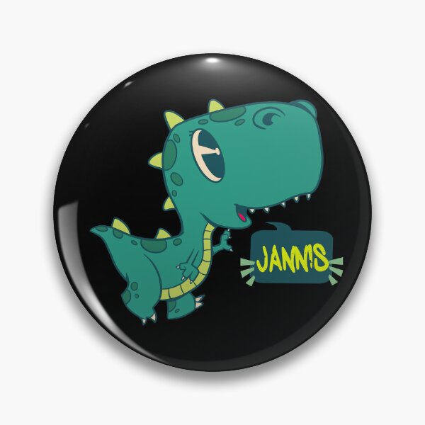 Artikelvorschau, JANNIS - Schöner Jungen Name mit süßem Dino entworfen und verkauft von FreyaArt.