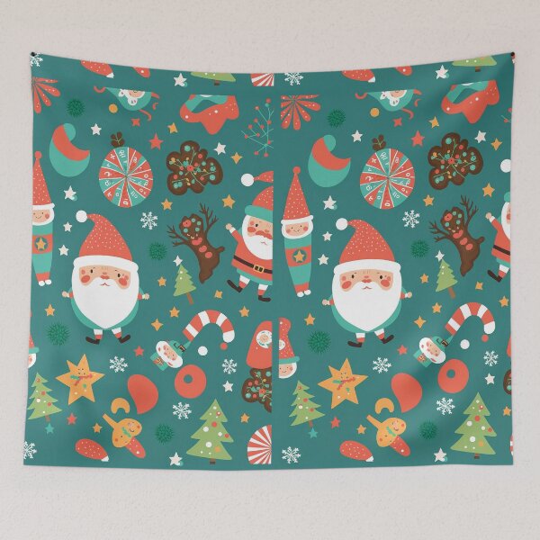 Item preview, Kids wallpaper Christmas pattern #12 designed and sold by FunArt4You.