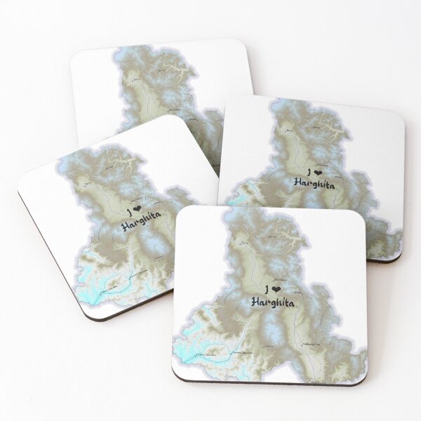 Item preview, Harghita County Map, România 2 designed and sold by maptheclouds.