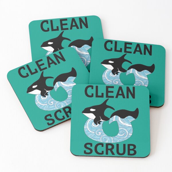 Item preview, Clean and Scrub of the C_amp_amp_S Union Killer Whale    designed and sold by oTZLshirts.