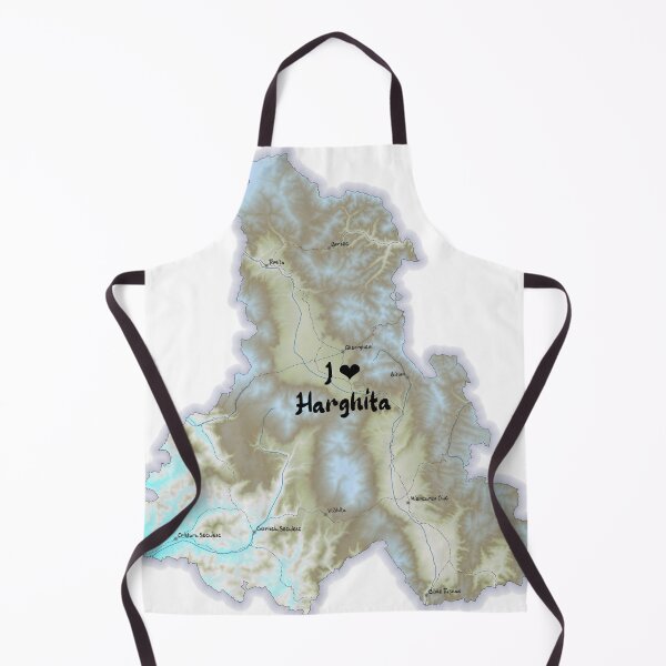 Item preview, Harghita County Map, România 2 designed and sold by maptheclouds.