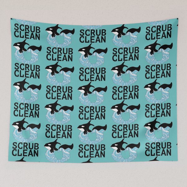 Item preview, Clean and Scrub of the C_amp_amp_S Union Killer Whale    designed and sold by oTZLshirts.