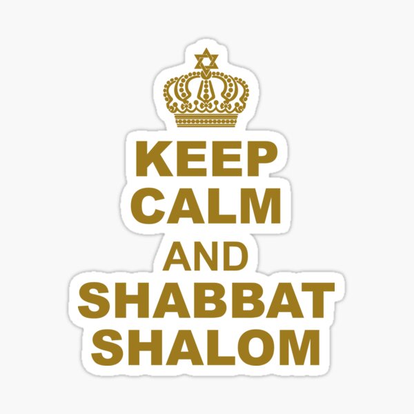 Item preview, Keep Calm and Shabbat Shalom designed and sold by WennsdaysChild.