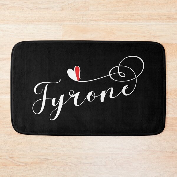Item preview, Tyrone County Colours Flag Heart, Tír Eoghain, Ireland, Irish designed and sold by Celticana.