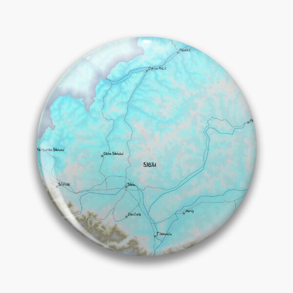 Item preview, Sibiu County Map, România designed and sold by maptheclouds.