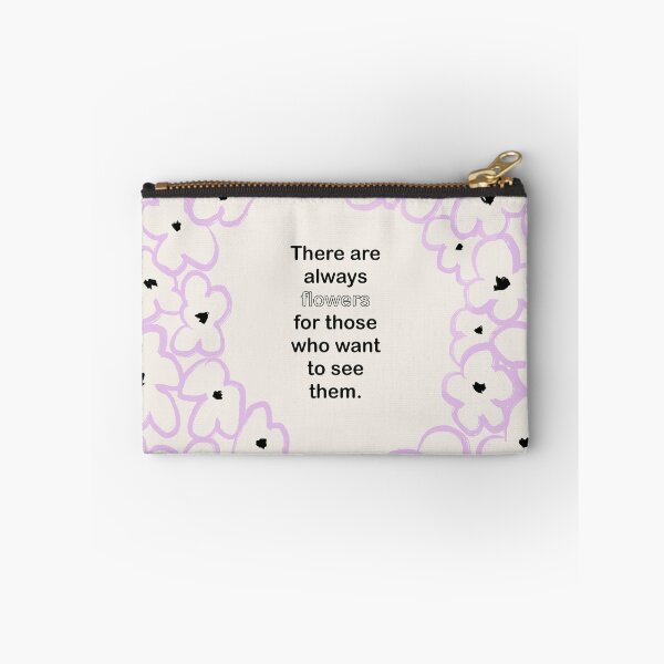 Item preview, Positive Mindset Quote - Uplifting Flowers in Lila designed and sold by BohomadicStudio.