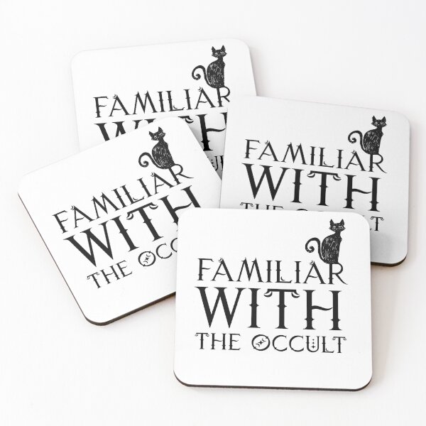 Item preview, Familiar with the occult - black cat designed and sold by mysticholic.