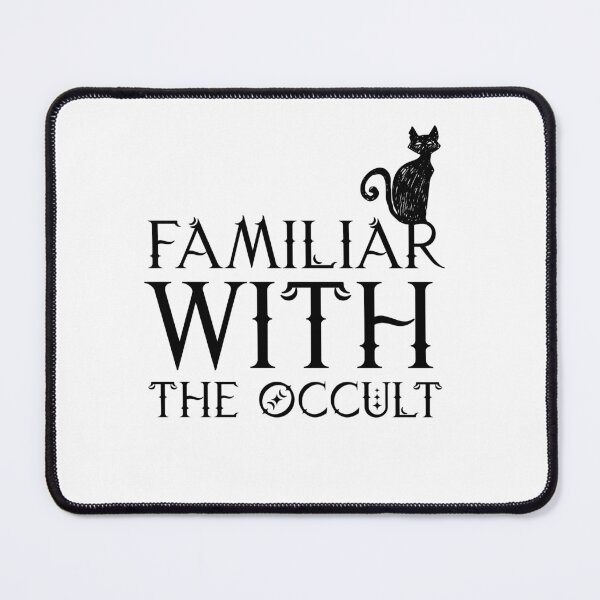Item preview, Familiar with the occult - black cat designed and sold by mysticholic.