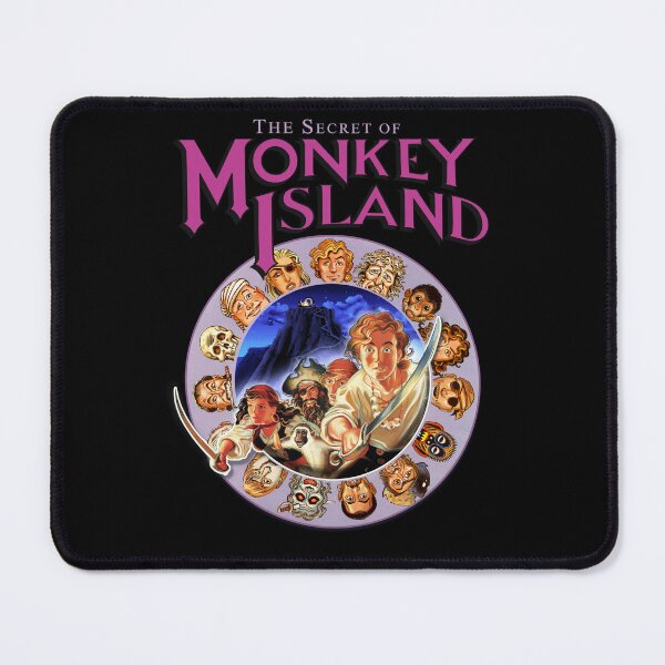 Item preview, Secret of Monkey Island - Logo and Pirate Codewheel - Classic MS-DOS point and click graphic adventure game! designed and sold by RetroTeeStudio.