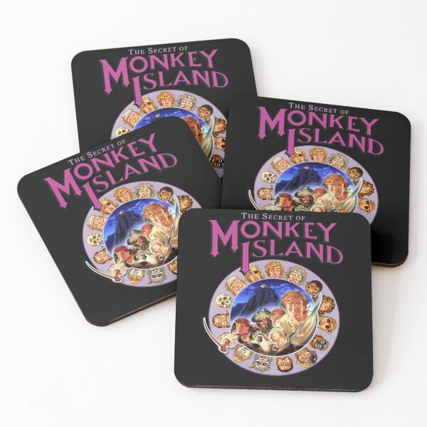 Item preview, Secret of Monkey Island - Logo and Pirate Codewheel - Classic MS-DOS point and click graphic adventure game! designed and sold by RetroTeeStudio.