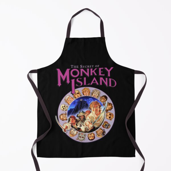 Item preview, Secret of Monkey Island - Logo and Pirate Codewheel - Classic MS-DOS point and click graphic adventure game! designed and sold by RetroTeeStudio.