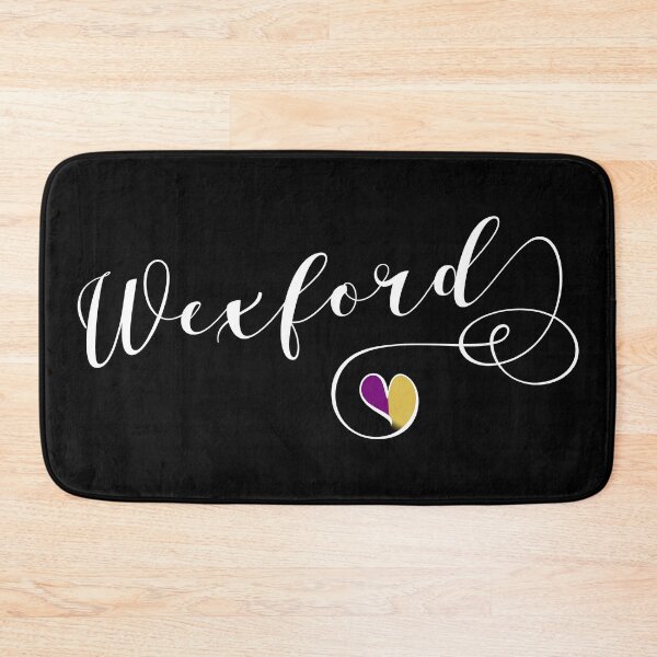 Item preview, Wexford County Colours Flag Heart, Loch Garman, Ireland, Irish designed and sold by Celticana.
