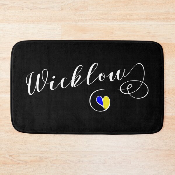 Item preview, Wicklow County Colours Flag Heart, Cill Mhantáin, Ireland, Irish designed and sold by Celticana.