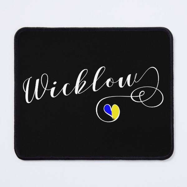 Item preview, Wicklow County Colours Flag Heart, Cill Mhantáin, Ireland, Irish designed and sold by Celticana.