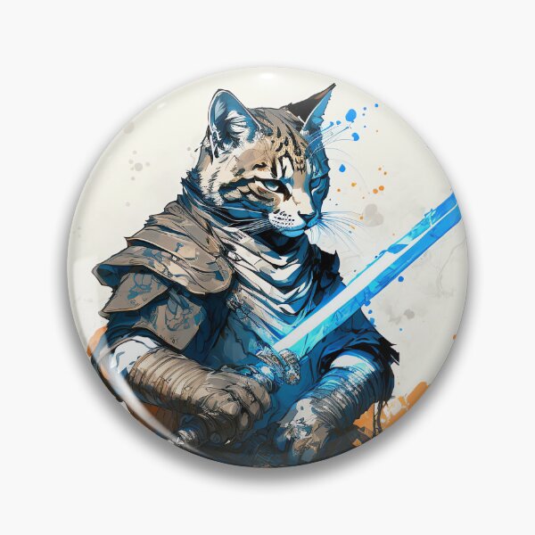 Item preview, Kyo, Cat with Laser Sword designed and sold by Electric-Llama.
