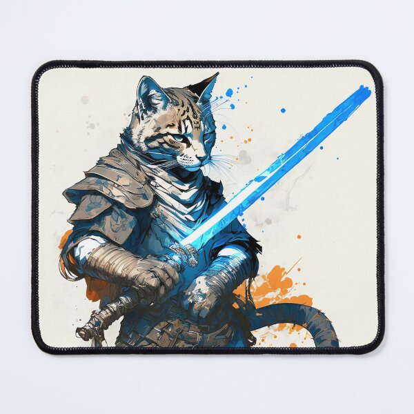 Item preview, Kyo, Cat with Laser Sword designed and sold by Electric-Llama.