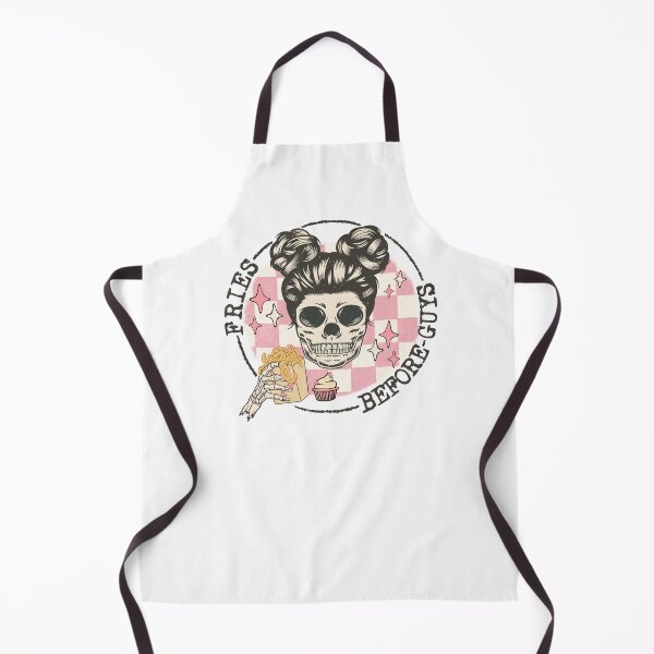 Item preview, fries before guys skull with curly fries on pink distress Grunge checker background  designed and sold by Rabb-studio.