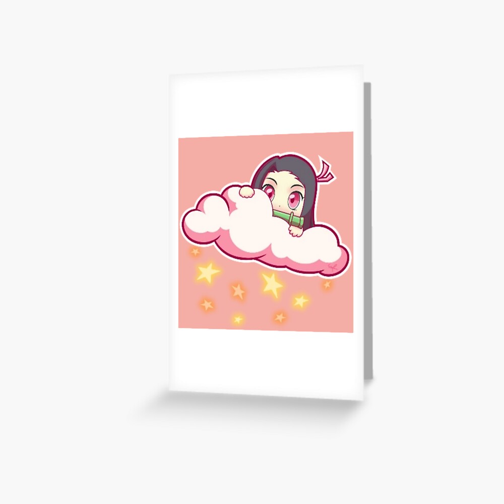 "nezuko nezuko cute nezuko demon slayer" Greeting Card for Sale by