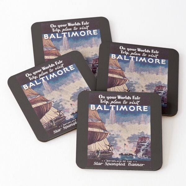 Item preview, 1939 Visit Baltimore designed and sold by historicimage.
