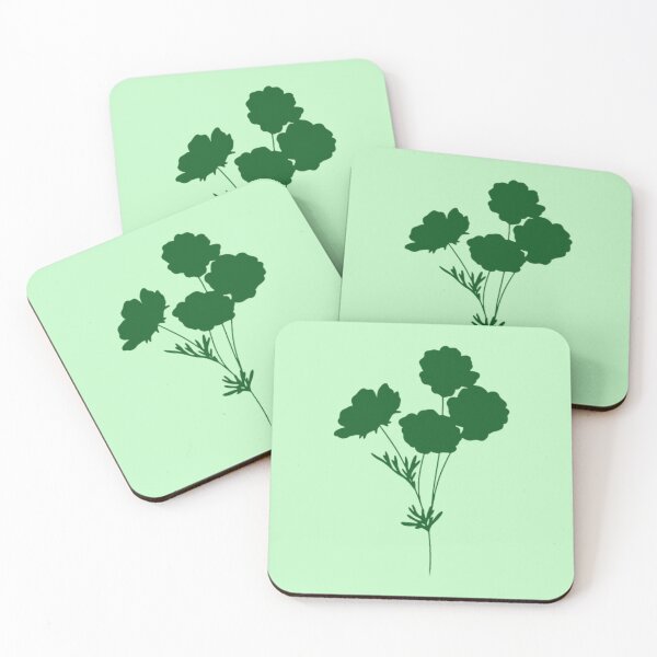 Item preview, Green Flower Silhouette designed and sold by Burnout (⌣_⌣).